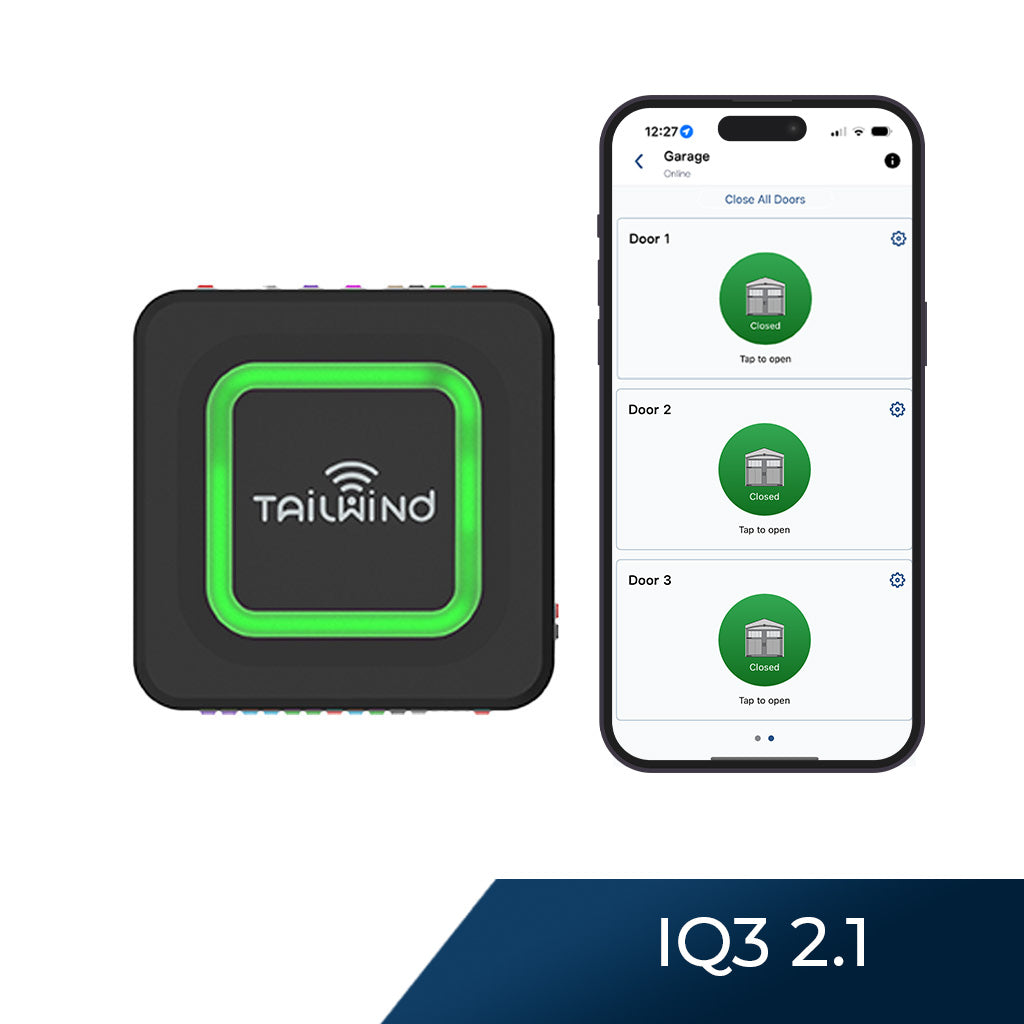 Tailwind iQ3 2.1 - 2nd Gen Smart Garage Door and Gate Controller